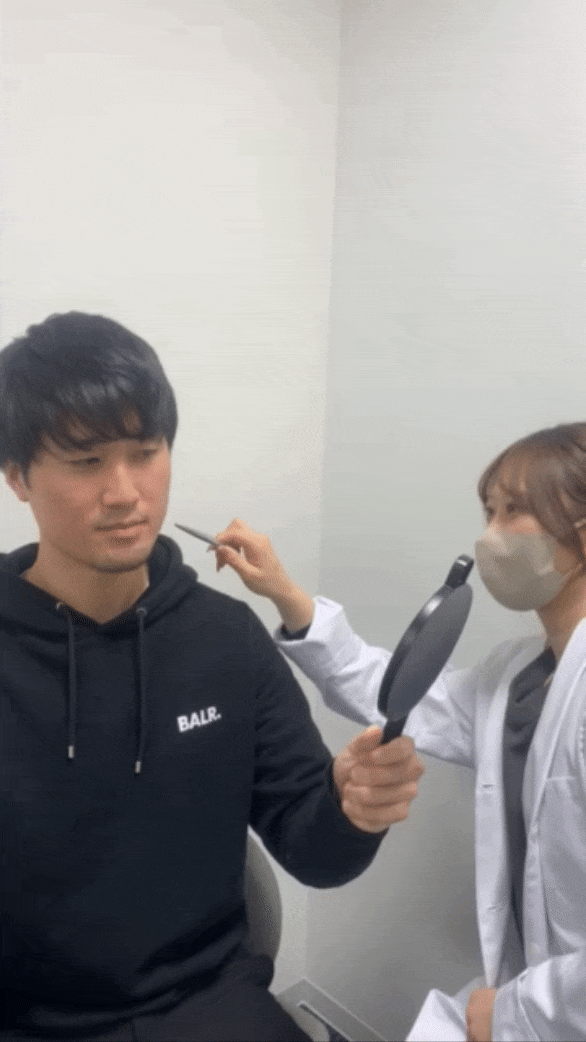 医師による問診とカウンセリング